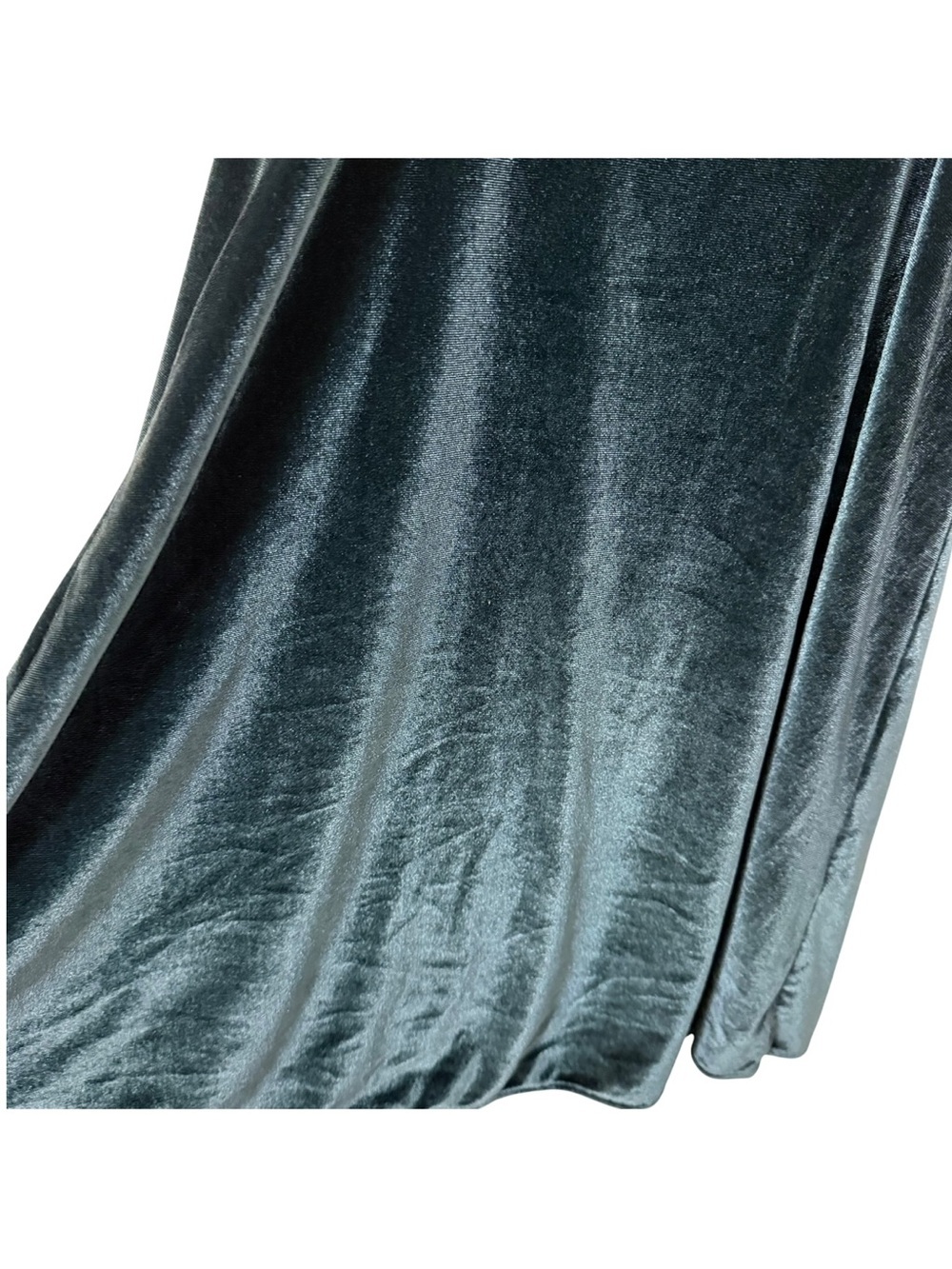 Victoria's Secret Babydoll Velvet Slip Dress Chemise Womens Small Emerald Green - Picture 7 of 8
